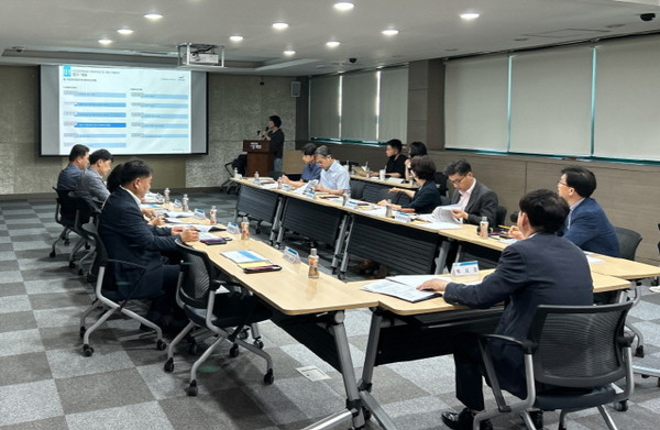 ▲ 파주시 국민안전체험관 건립 위한 타당성 조사와 기본계획 연구용역 최종보고회 개최 모습.