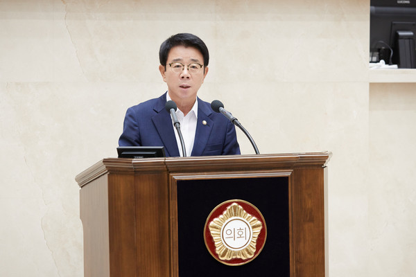 ▲ 제283회 제2차 정례회 시정질문하는 김윤선 의원.