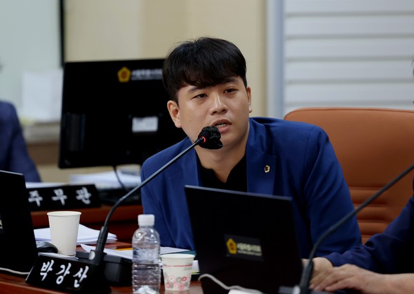 ▲ 박강산 시의원.