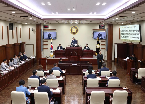 ▲ 제9대 광명시의회가 전반기 마지막 정례회를 폐회했다.