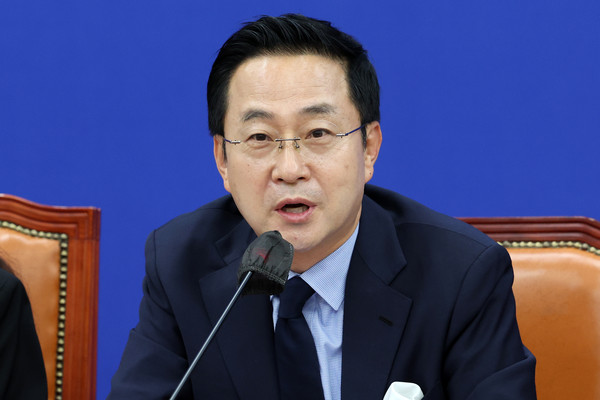 ▲ 발언하는 박성준 원내수석부대표. /뉴시스