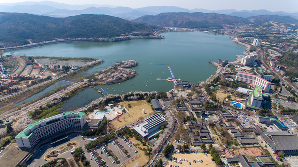 ▲ 경주 보문단지 전경.