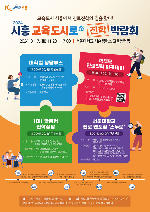 ▲ 시흥 교육도시로 진학 박람회 포스터.