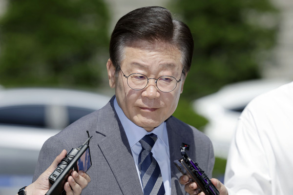 ▲ 대장동 공판 출석하는 이재명 대표. /뉴시스