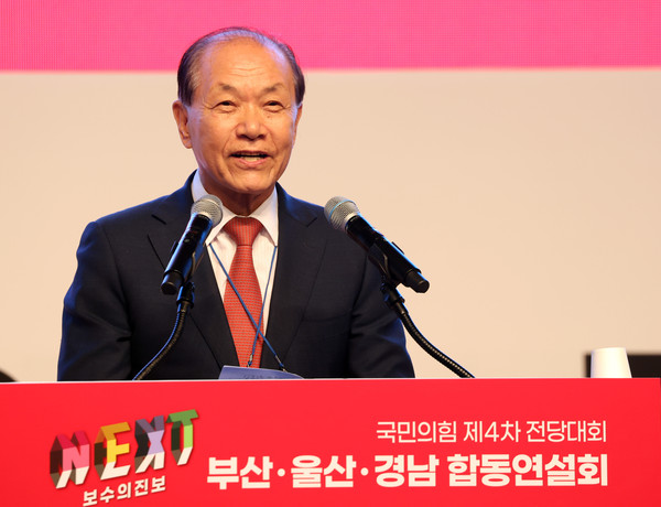 ▲ 인사말 하는 황우여 비대위원장. /뉴시스