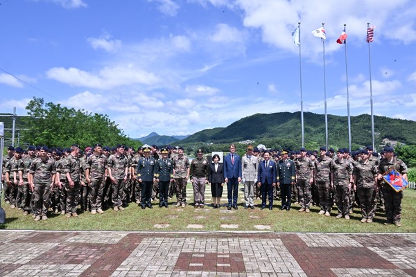 ▲ 지평리전투 추모식 개최 모습.