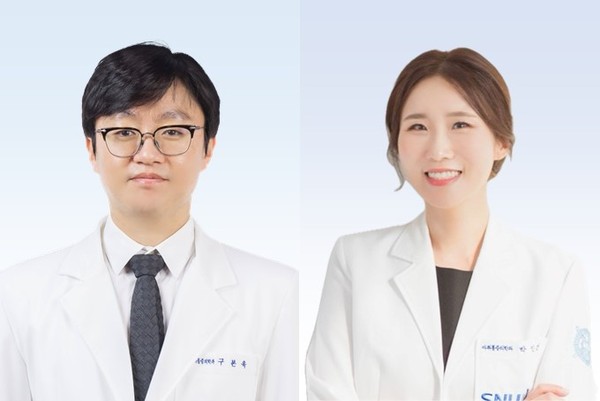 ▲ 분당서울대병원 마취통증의학과 구본욱, 박인선 교수.