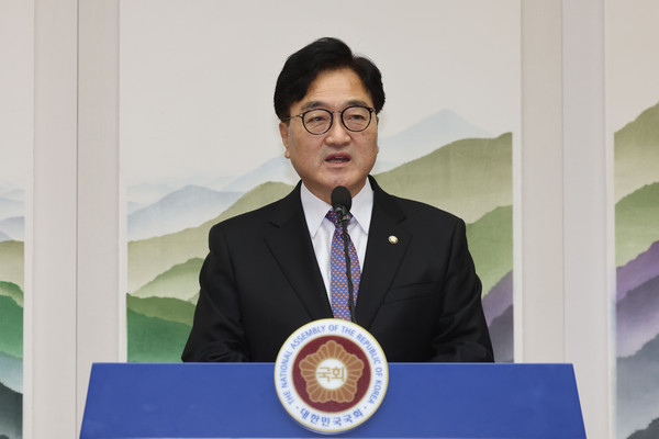 ▲ 우원식 국회의장. /뉴시스