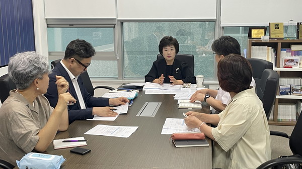 ▲ 사회적 약자와 동행을 위한 정담회 모습.