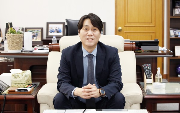 ▲ 박준모 의장 인터뷰 사진.