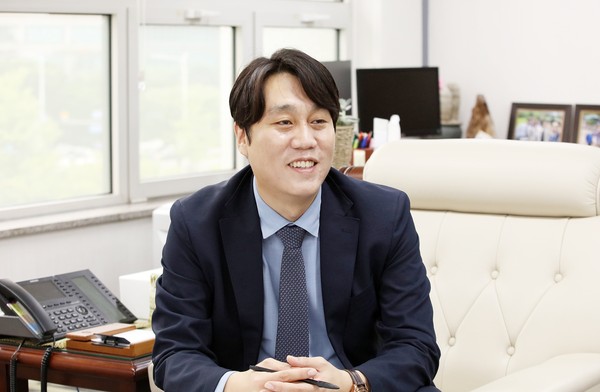 ▲ 박준모 의장 인터뷰 사진.