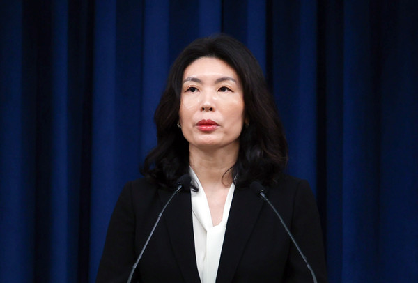 ▲ 임명 소감 밝히는 유혜미 저출생대응수석. /뉴시스