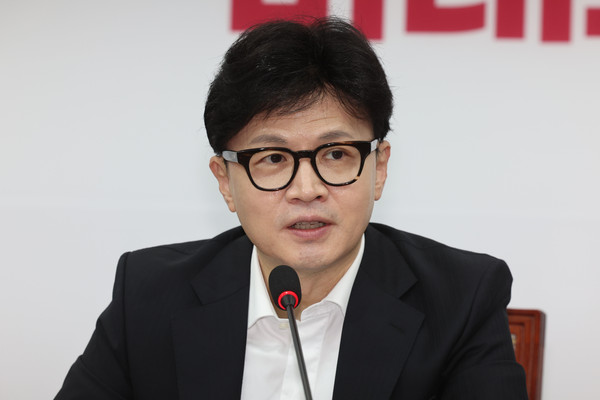 ▲ 한동훈 최고위원회의 발언. /뉴시스