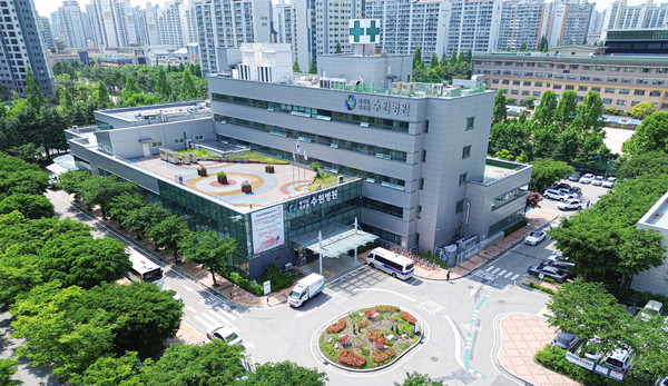 ▲ 경기도의료원 수원병원 전경.