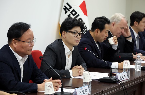▲ 발언하는 한동훈 국민의힘 대표. /뉴시스