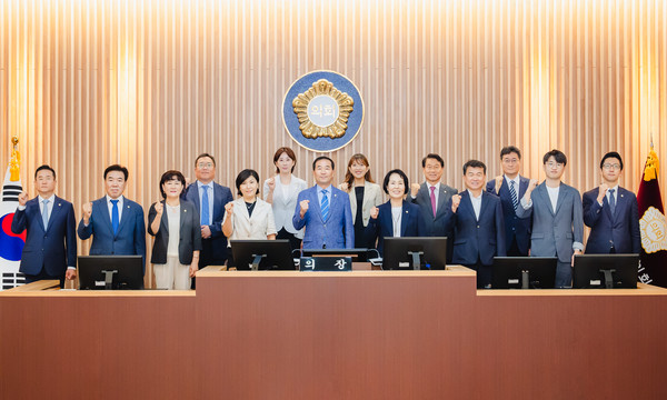 ▲ 서대문구의회 9대 후반기 단체사진.