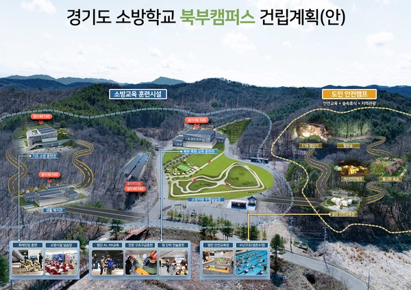 ▲ 경기도소방학교 북부캠퍼스 건립계획안.