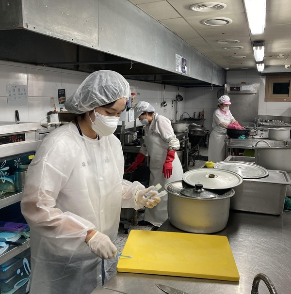 ▲ 집단급식소 점검 사진.