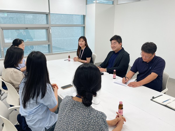 ▲ 경기도 학교사회복지사 관계자 정담회 모습.