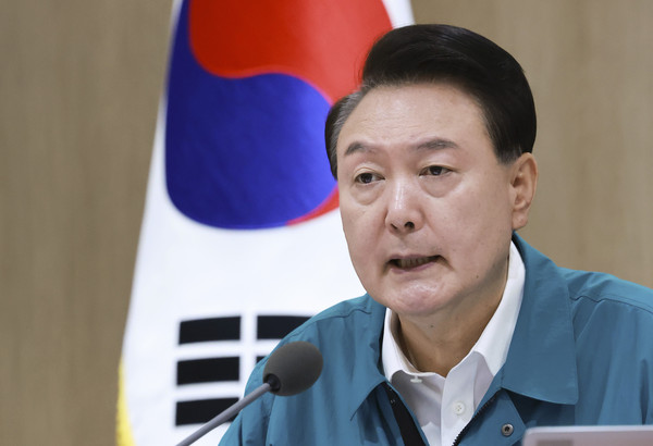 ▲ 국무회의 발언하는 윤석열 대통령. /뉴시스