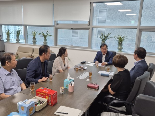 ▲ 경기도주민자치회 정담회 현장.