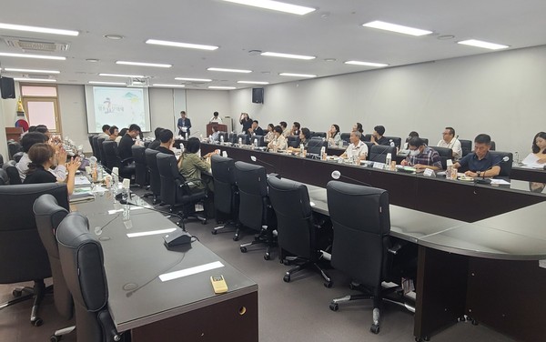 ▲ 화성시 정조효문화제·정조대왕능행차 착수보고회 개최 모습.