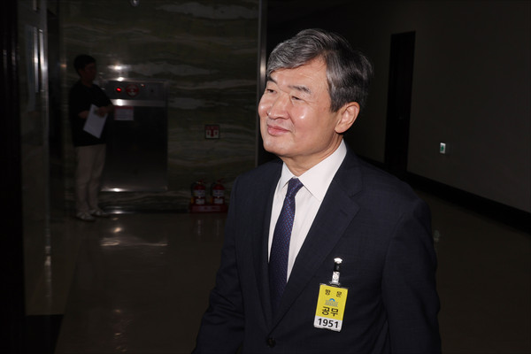 ▲ 정보위 전체회의 참석하는 조태용 국정원장. /뉴시스