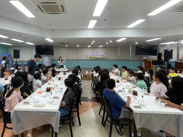 ▲ 남양주시 학교 밖 청소년 대상 활동지원 프로그램 진행 모습.