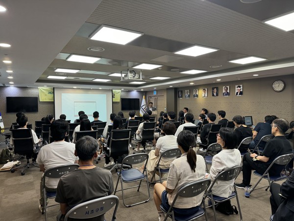 ▲ 1회차 건축학교 운영 현장.