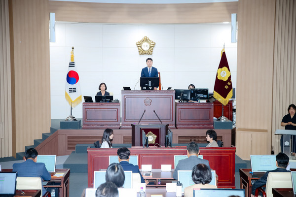▲ 제235회 임시회 제1차 본회의 전경.