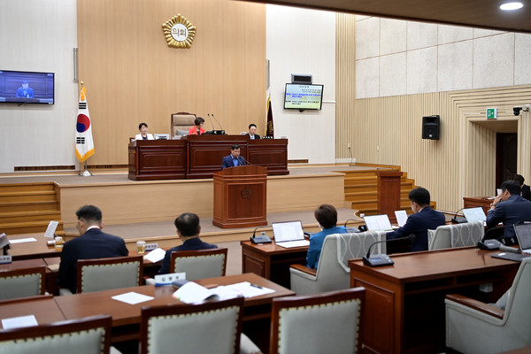▲ 제287회 연천군의회 임시회 전경.