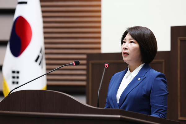 ▲ 발언하는 광주시의회 이은채 의원.