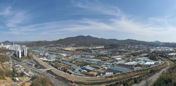 ▲ 과천과천지구 전경.