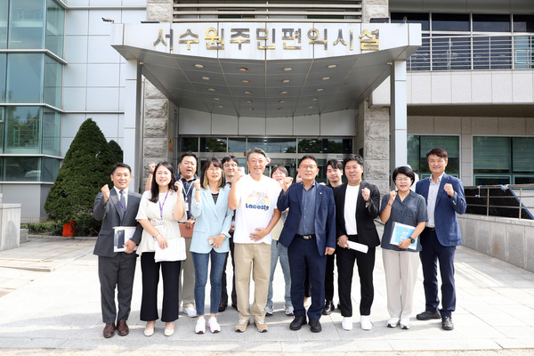 ▲ 수원시의회 도시환경위원회 현장방문 모습.