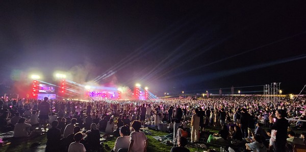 ▲ ‘DMZ 평화콘서트&평화누리 피크닉 페스티벌’ 개최 현장.