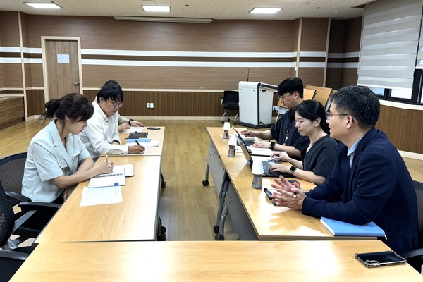 ▲ 성남교육지원청(분당) 방문 컨설팅 진행 모습.