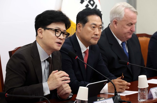 ▲ 발언하는 한동훈 대표. /뉴시스