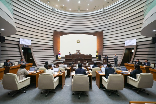 ▲ 본회의장 전경(제311회 임시회).