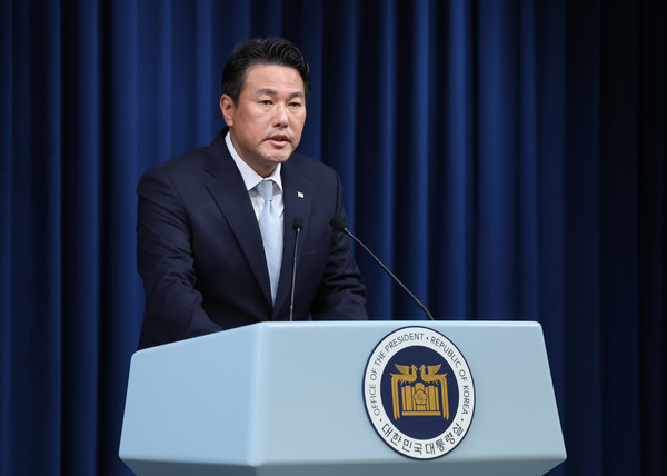 ▲ 한일 정상회담 결과 브리핑하는 김태효 국가안보실 1차장. /뉴시스