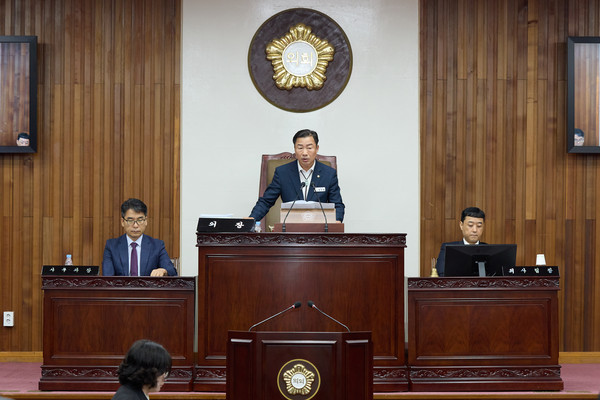 ▲ 여주시의회 임시회 모습.