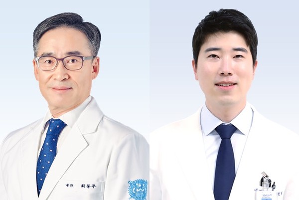 ▲ 분당서울대병원 순환기내과 최동주 교수(좌), 윤민재 교수(우).