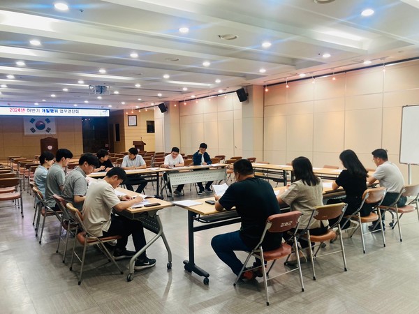 ▲ 강화군 개발행위허가 업무 연찬회 개최 모습.