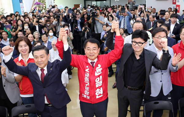 ▲ 부산 지원 나선 한동훈 대표. /뉴시스