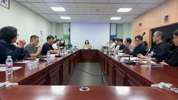▲ 문화예술인 남성양육자 일생활균형 지원정책발굴 집담회.