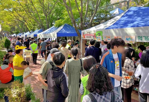 ▲ 양지동 대표 축제, 해찬양짓말 거리페스티벌.