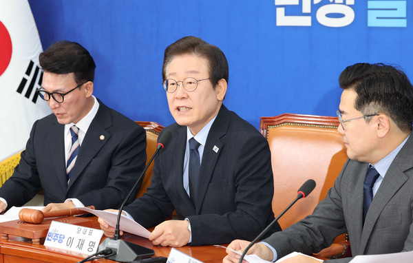▲ 발언하는 이재명 대표. /뉴시스
