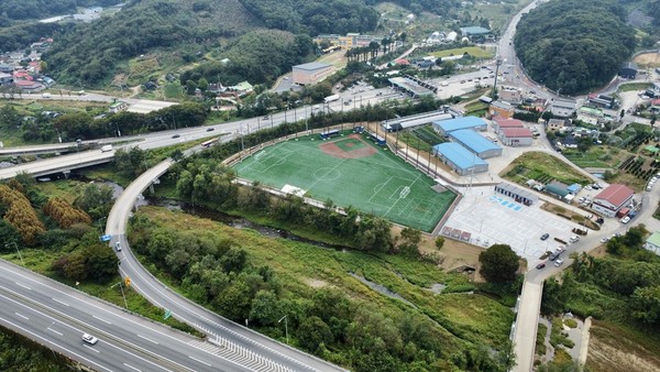 ▲ 광주시 남한산성 스포츠타운 전경.