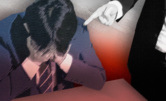 ▲ 직장 내 괴롭힘 삽화. /뉴시스