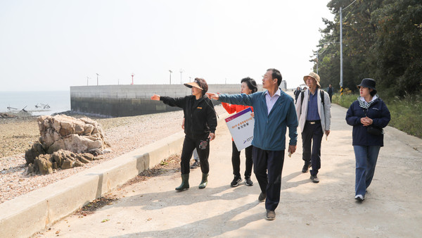 ▲ 안산시의회 후반기 의장단 풍도·육도 현장활동 실시 모습.
