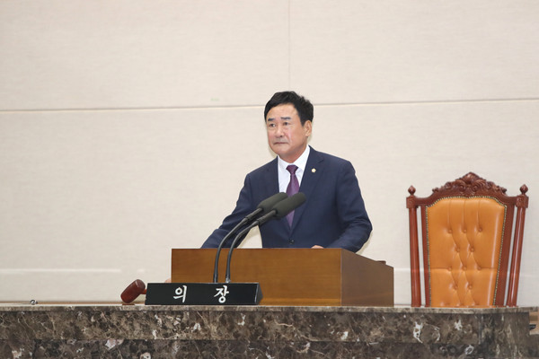 ▲ 제249회 임시회 제1차 본회의 전경.